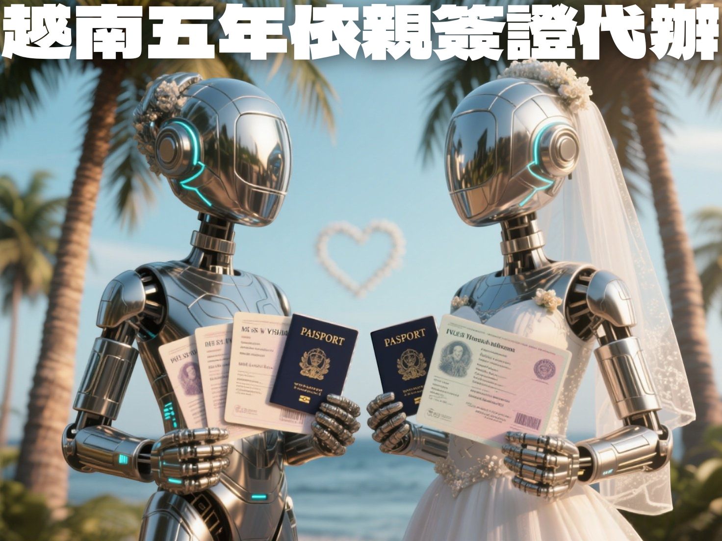 越南五年依親簽證代辦費用1500元起