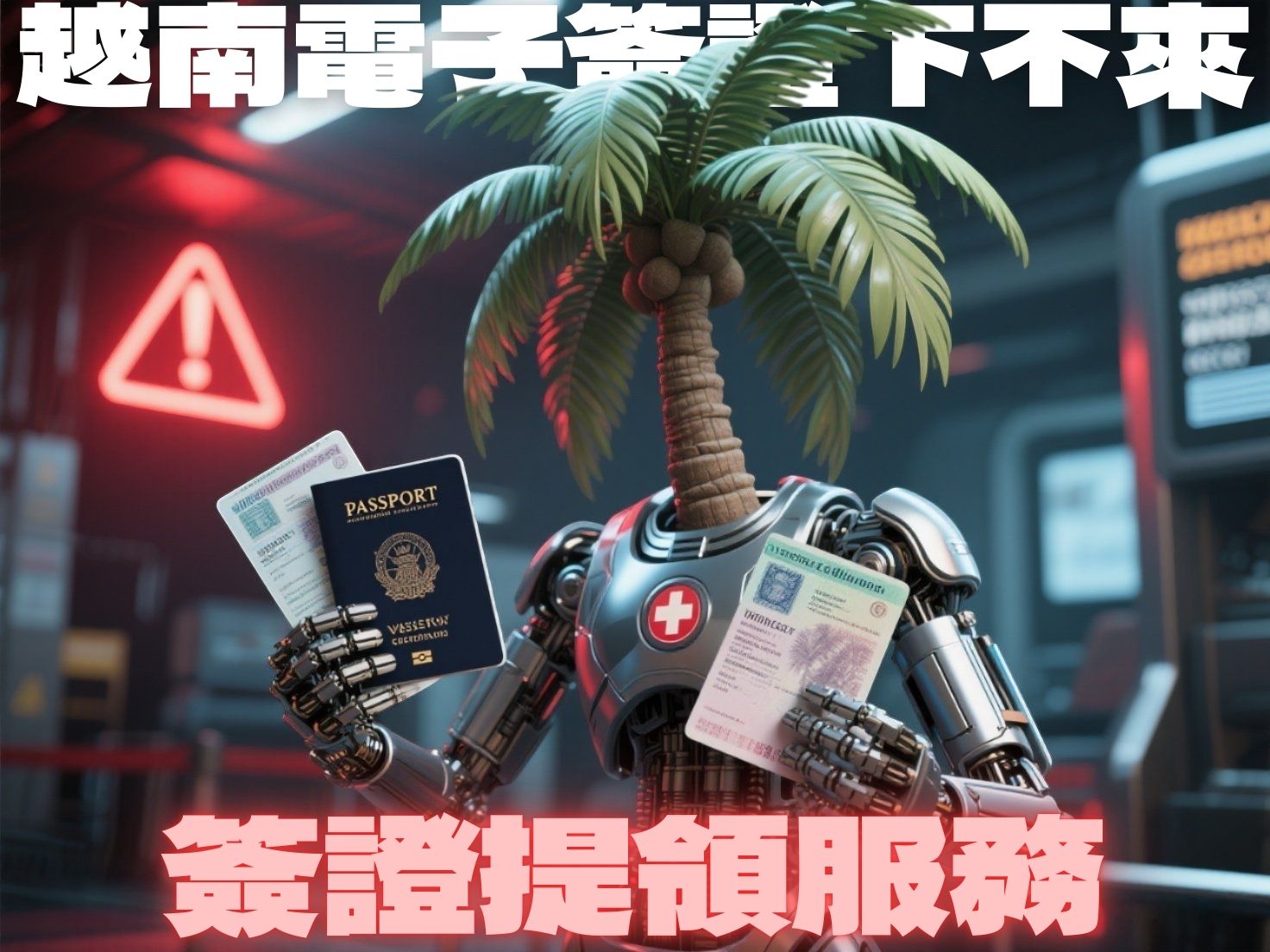 越南電子簽證下不來、失敗、退件|簽證提領服務